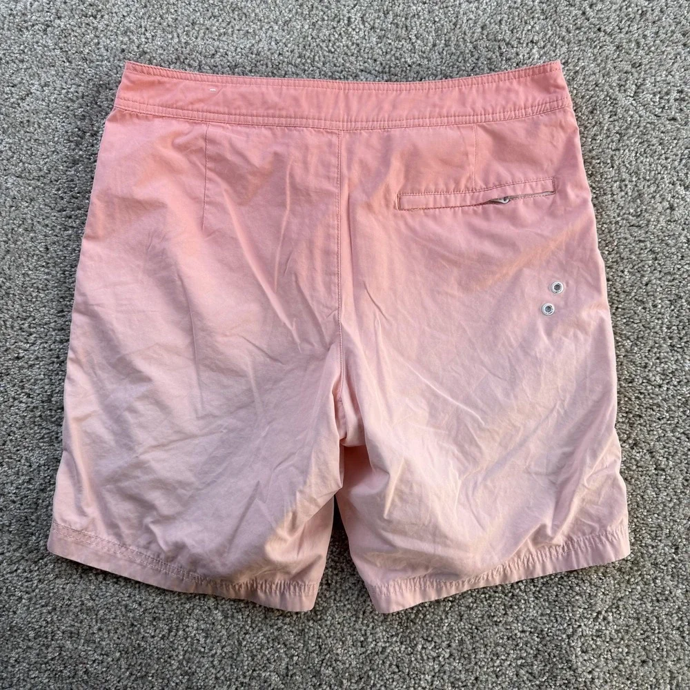 American Eagle Outfitters Swim Shorts Mens Medium Pink Ombré Trunks Beach